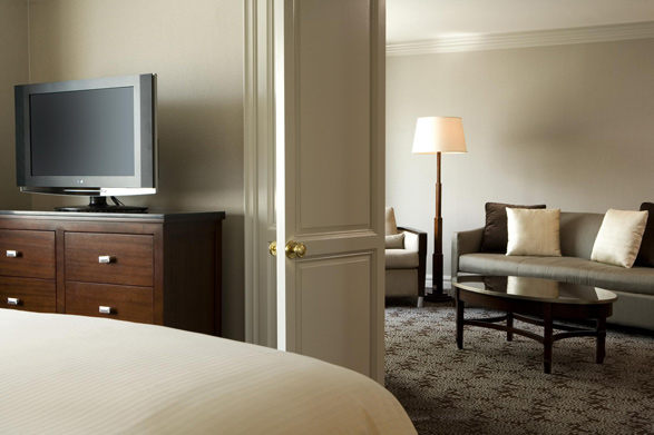A guest room at the Westin Philadelphia